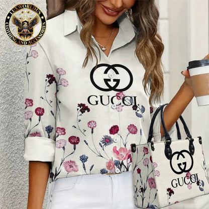GUCCI Limited Edition Casual Shirt 💖 Handbag For Gorgeous Women LUX-NCY+F76-0000RBC8NIT2