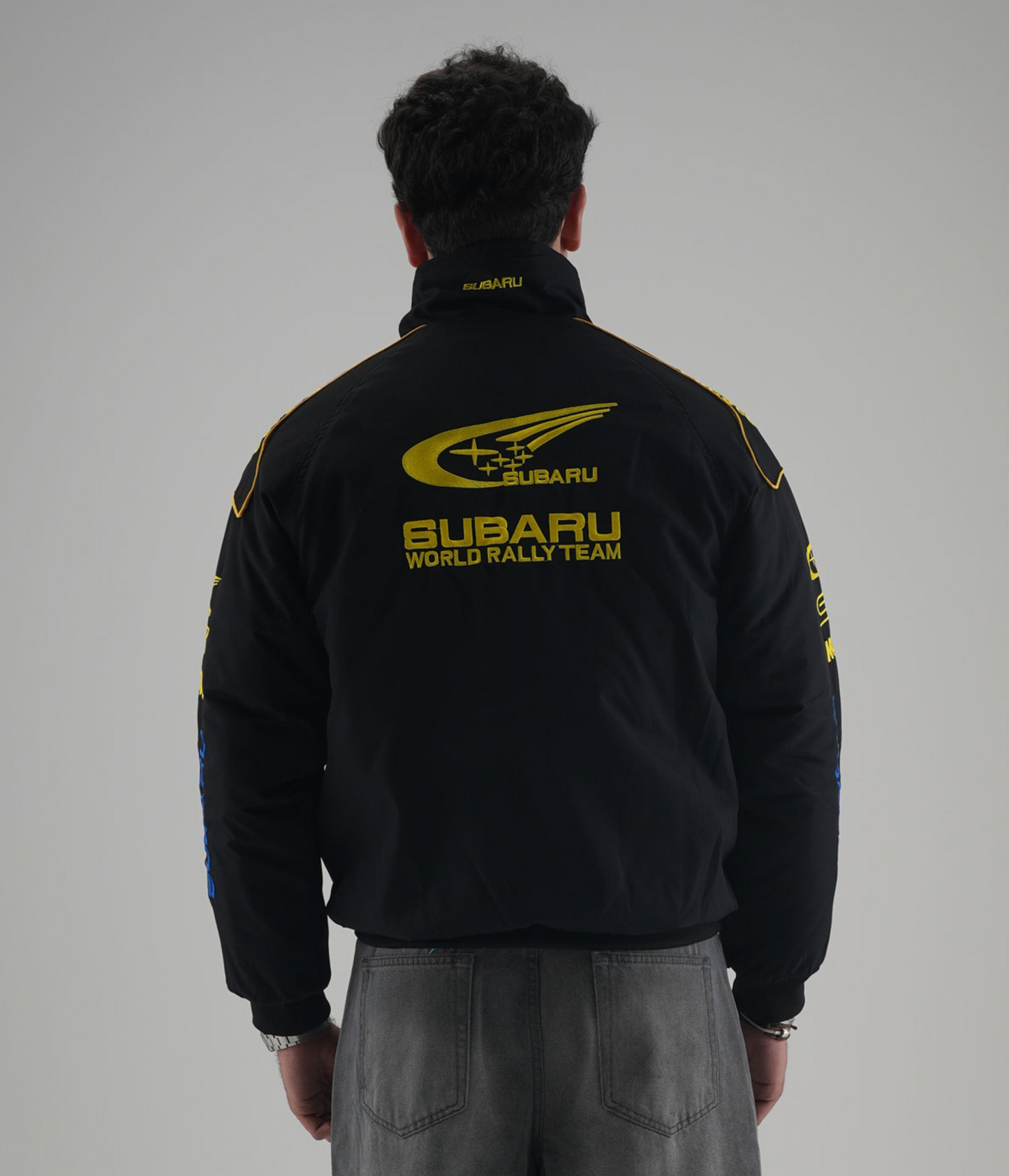 Subaru Rally Vintage Racing Jacket - Black Edition