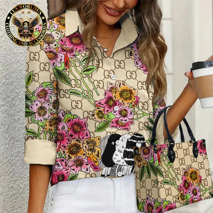 GUCCI Limited Edition Casual Shirt 💖 Handbag For Gorgeous Women LUX-NCY+F76-0000MIBAGYWW