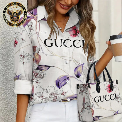 GUCCI Limited Edition Casual Shirt 💖 Handbag For Gorgeous Women LUX-NCY+F76-0000QZUUBHHS