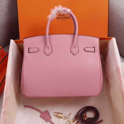 Hermes Goyard AAA-Birkin 25/30/35 Bag BLACK/WHITE/PINK