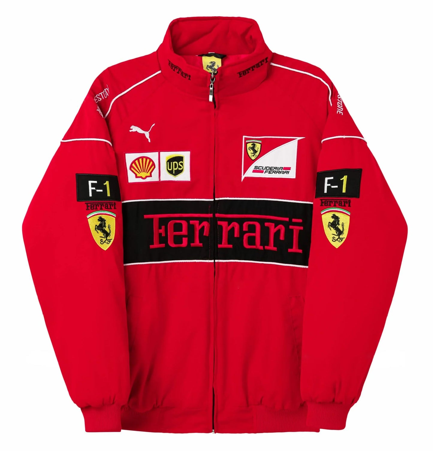 Red Ferrari Vintage Racing Jacket