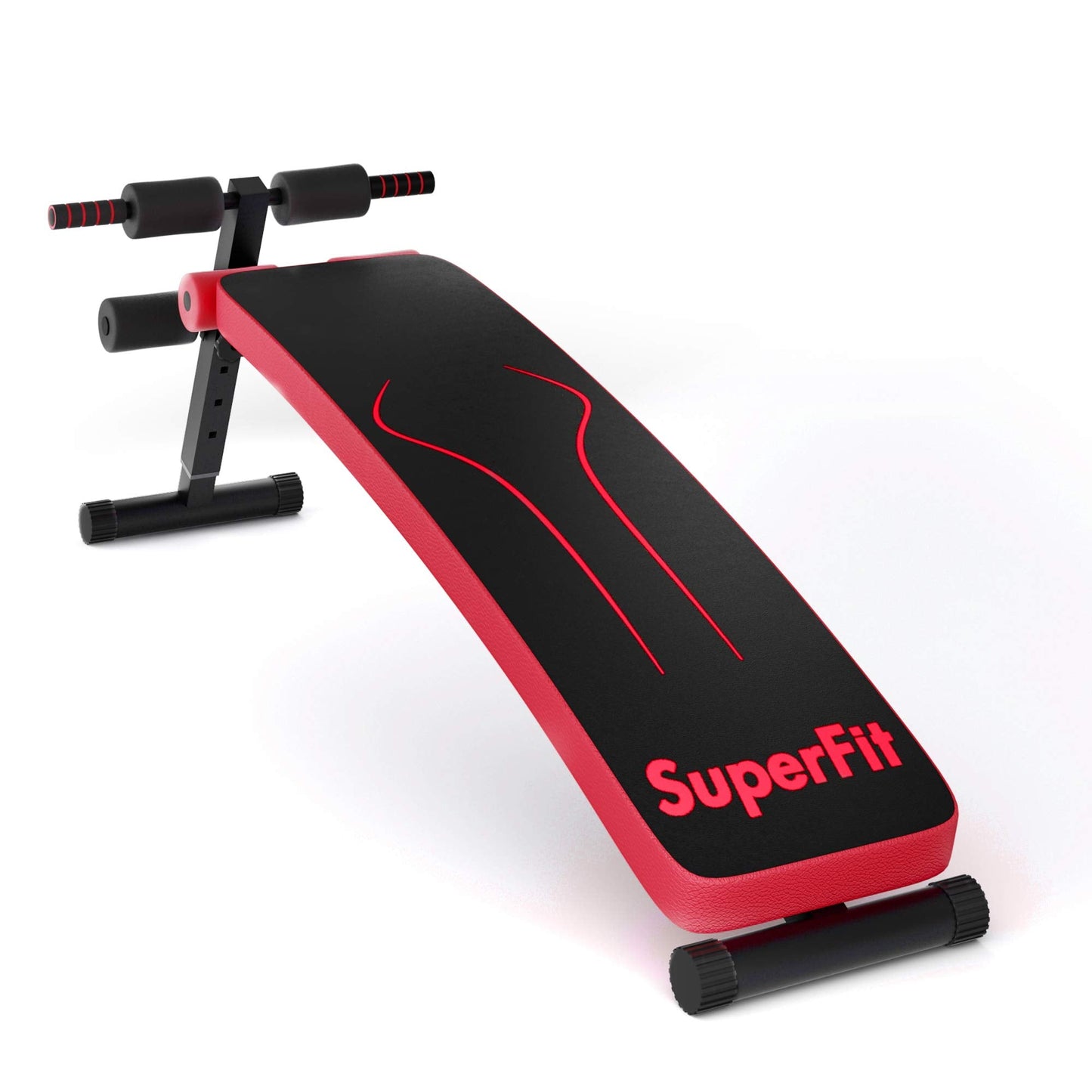 Adjustable Sit Up Bench, Abdominal Training Workout Slant Bench