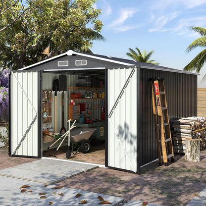 Metal Storage Shed House with Air Vent