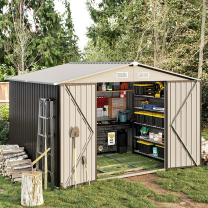 Metal Storage Shed House with Air Vent