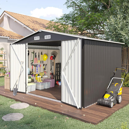 Metal Storage Shed House with Air Vent