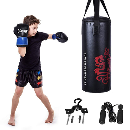 Punching Bag Set for Kids,Filled Heavy Kick Boxing with Gloves