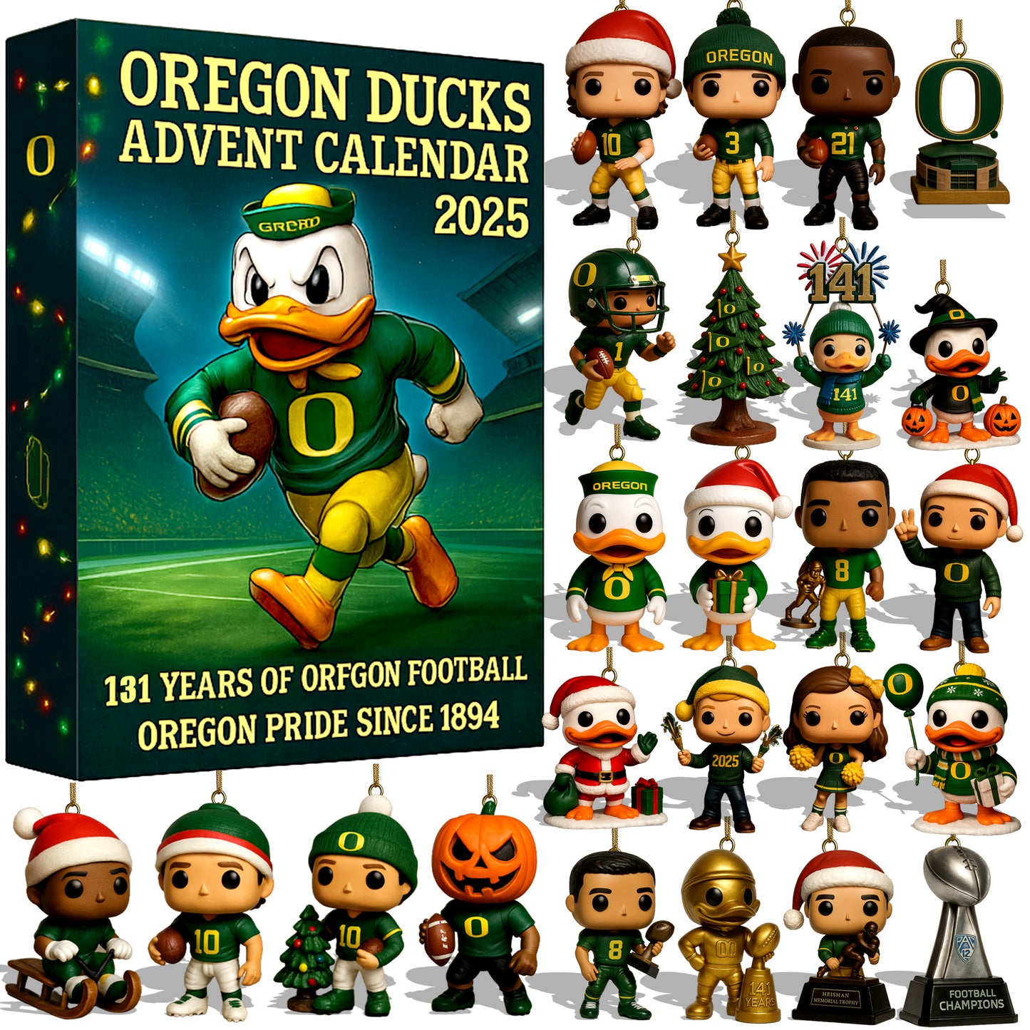 Oregon Ducks Advent Calendar 131st Anniversary â€?2025