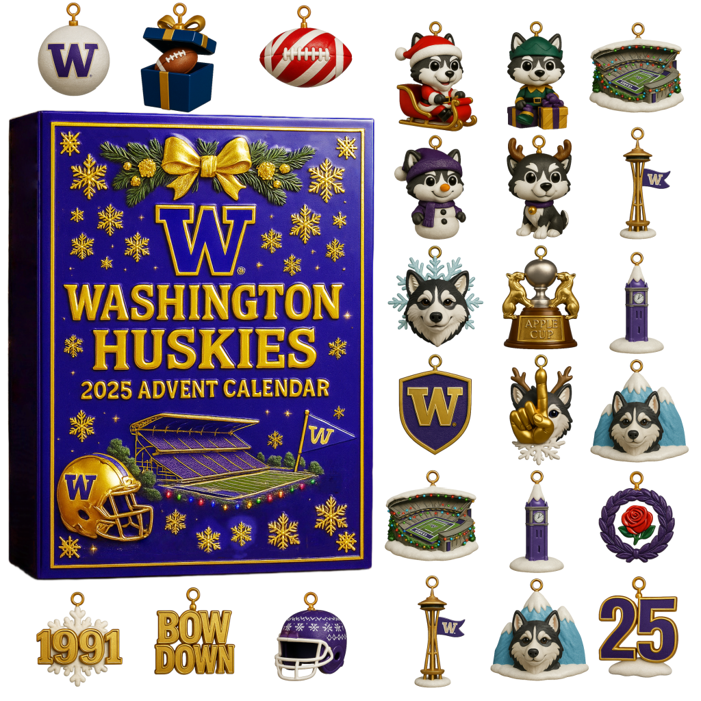 2025 Washington Huskies football advent calendar