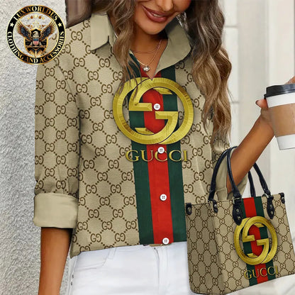GUCCI Limited Edition Casual Shirt 💖 Handbag For Gorgeous Women LUX-NCY+F76-00007CL54QIK