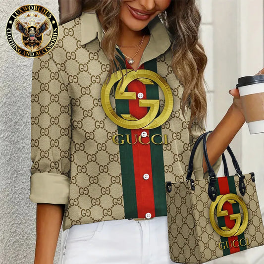 GUCCI Limited Edition Casual Shirt 💖 Handbag For Gorgeous Women LUX-NCY+F76-00007CL54QIK