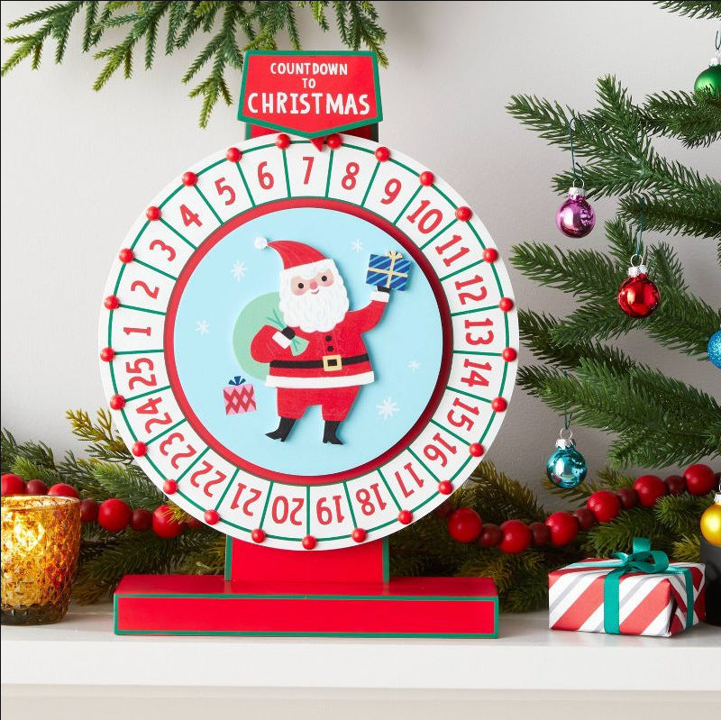 🎅CHRISTMAS HOT SALE🎁-Countdown Christmas Advent Calendar Wheel(BUY 2 FREE SHIPPING)