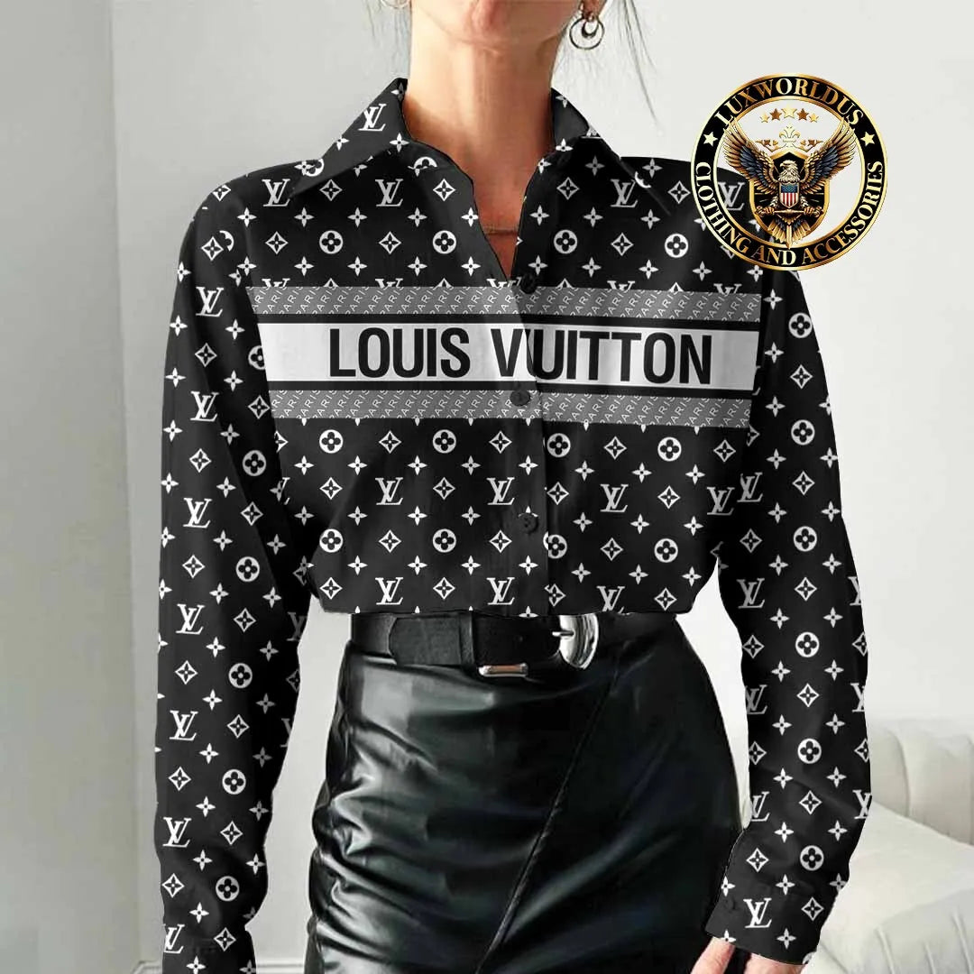 [NEW] Premium LOthtUIS VUITTON Casual Shirt 💖 Women 2024 LUX- NCY-0001CCHJLM3F