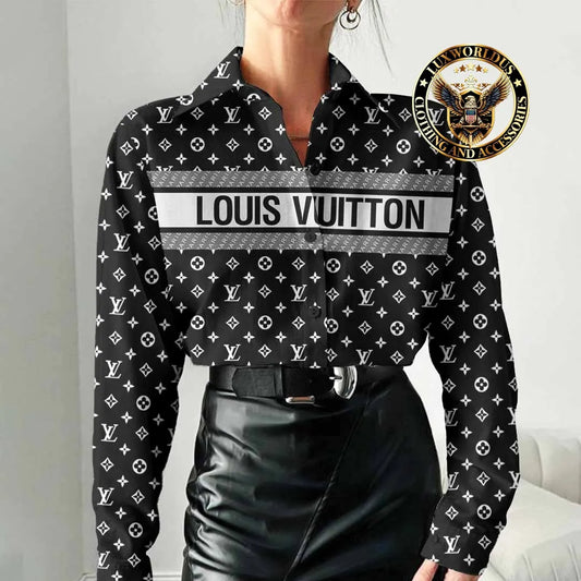 [NEW] Premium LOthtUIS VUITTON Casual Shirt 💖 Women 2024 LUX- NCY-0001CCHJLM3F