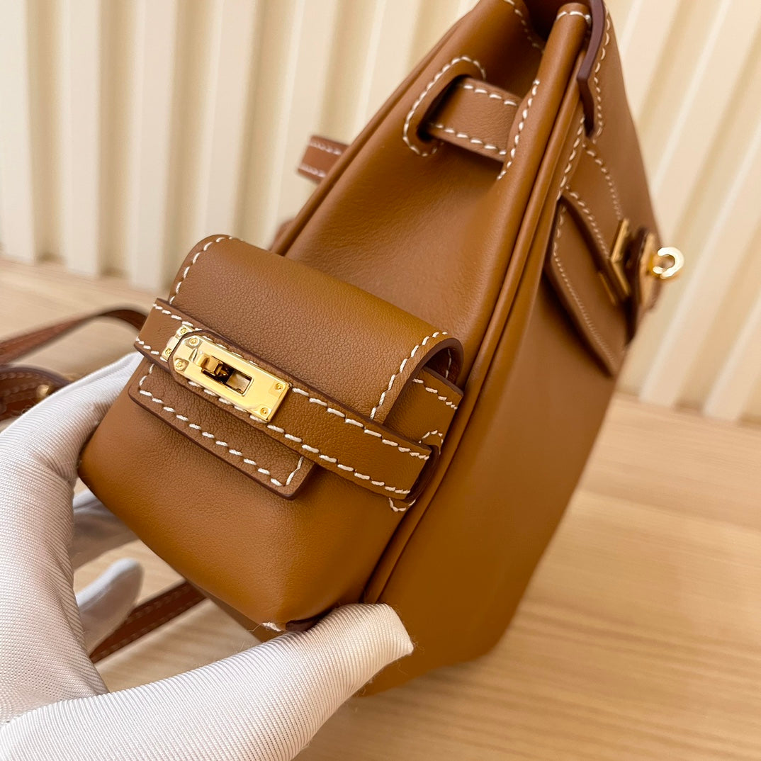 Hermes Goyard Kelly Jump brown
