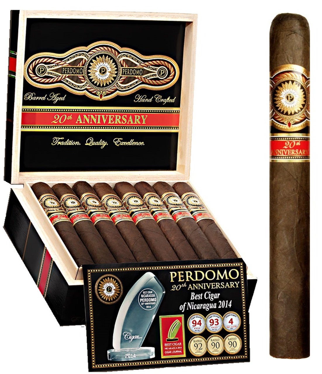 Perdomo 20th Anniversary Box Churchill c756 Maduro