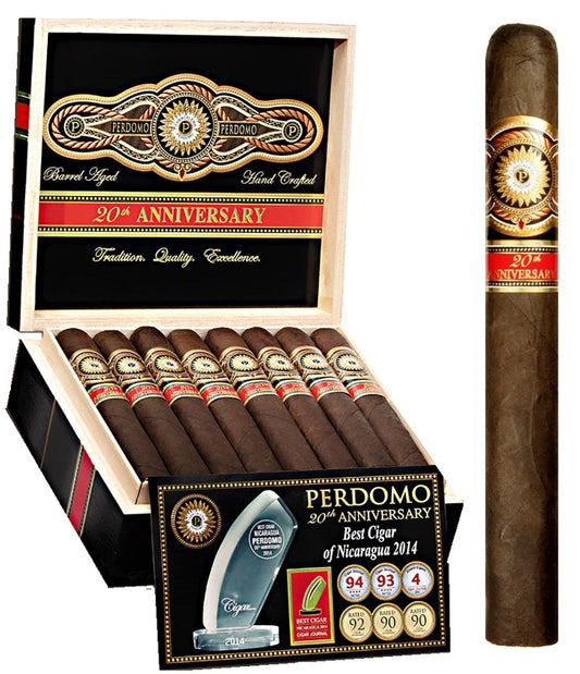 Perdomo 20th Anniversary Box Churchill c756 Maduro