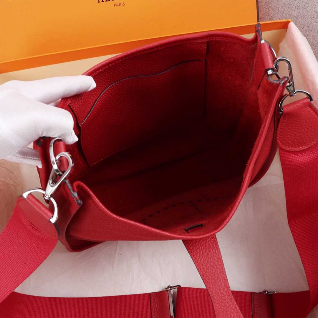 Hermes Goyard AAA-Evelyne III 29 bag ORANGE/BLACK/BLUE