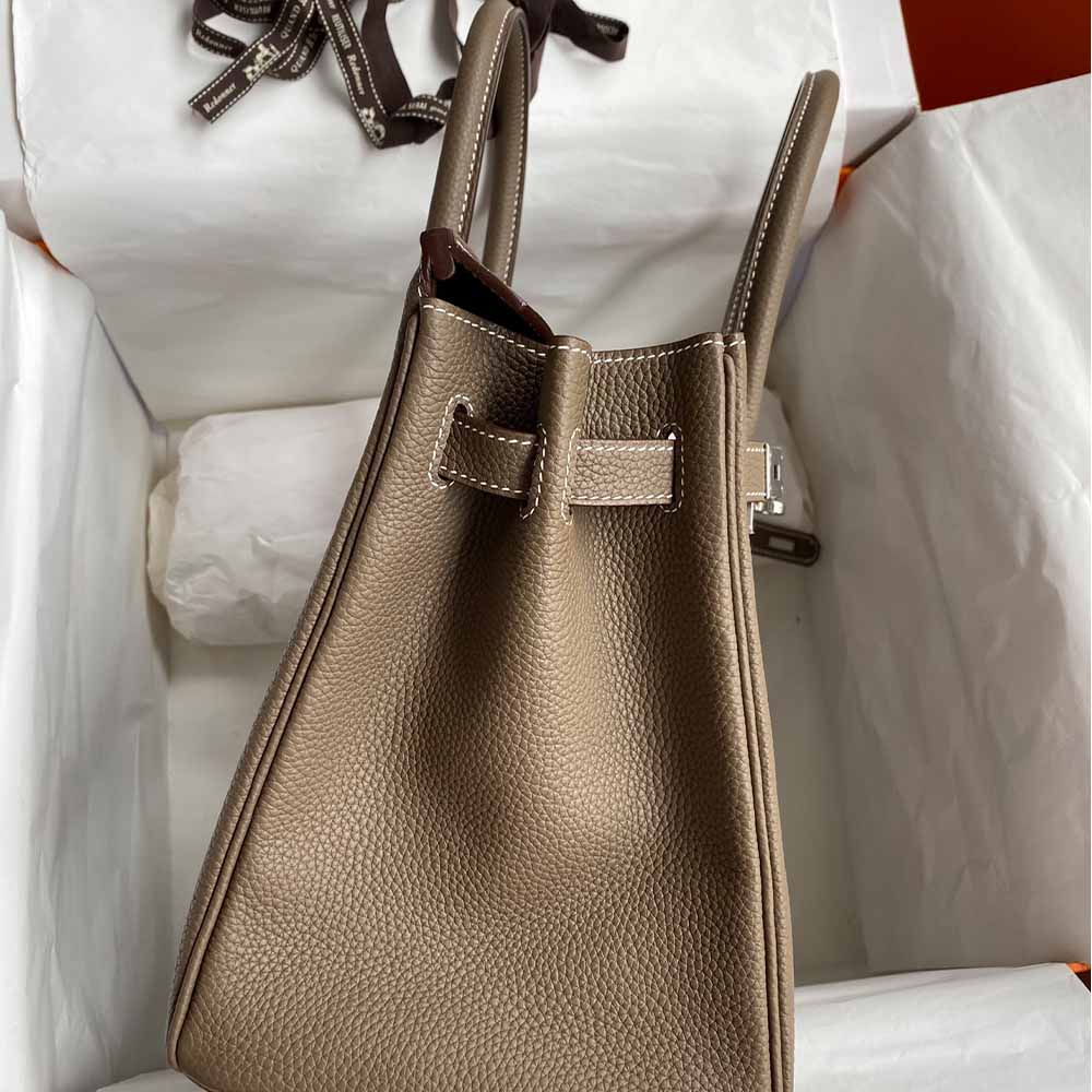 Hermes Goyard AAA-Birkin 25/30/35 Bag silver hardware brown