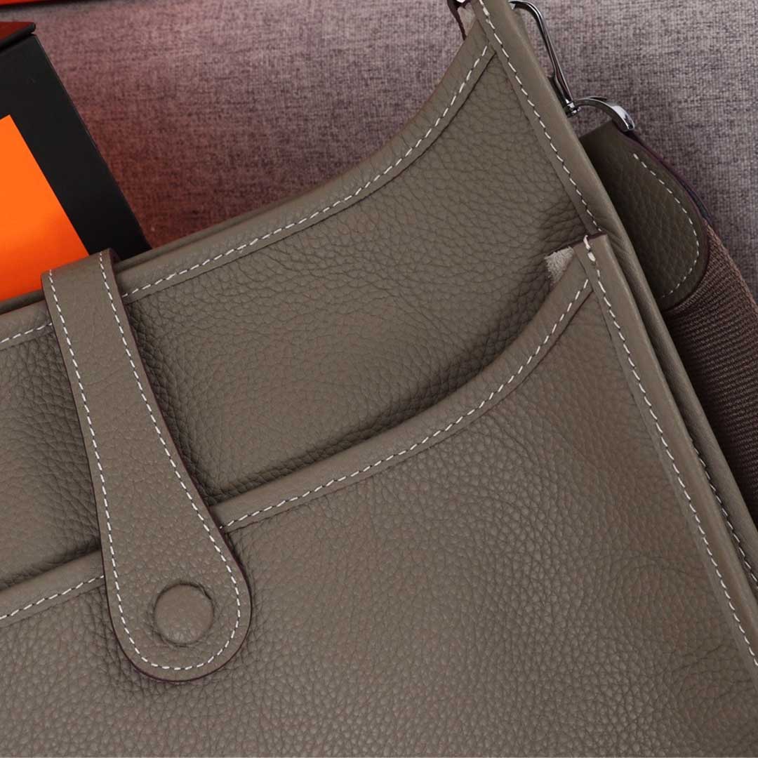 Hermes Goyard AAA-Evelyne III 29 bag ORANGE/BLACK/BLUE