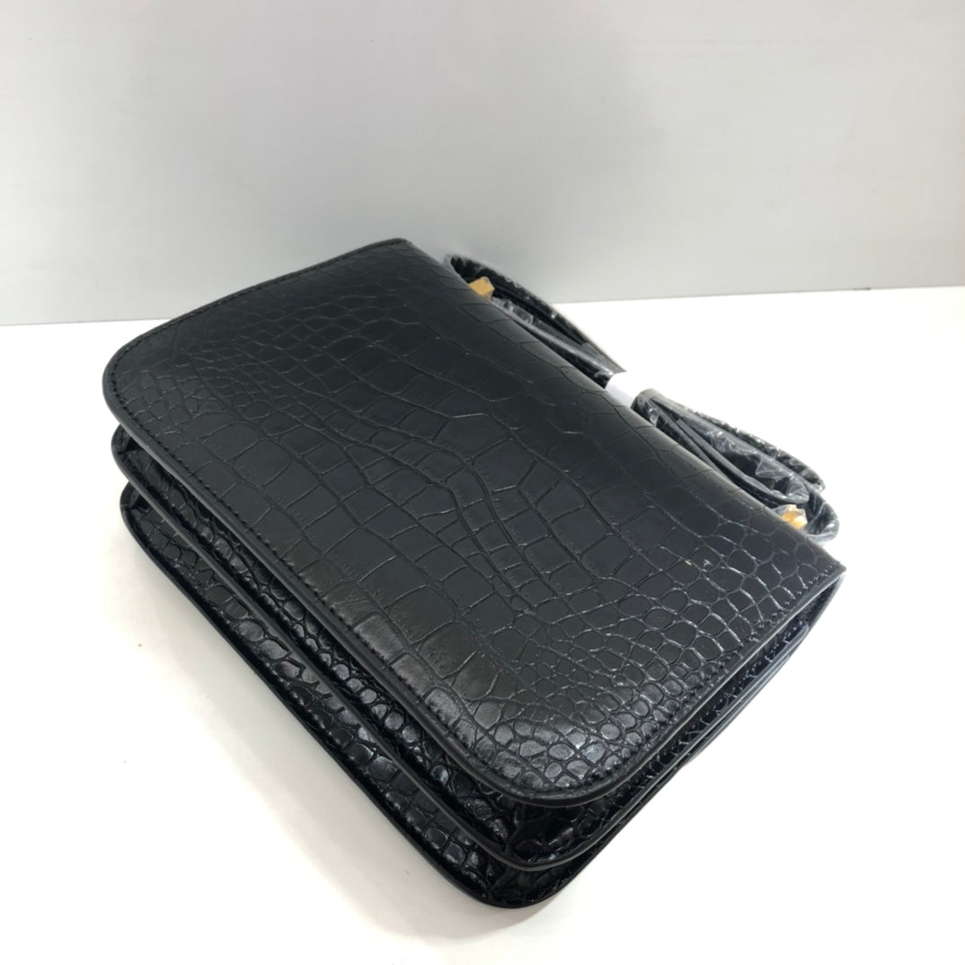 Hermes Goyard Constance Crocodile Leather Pattern Cross Body Bag