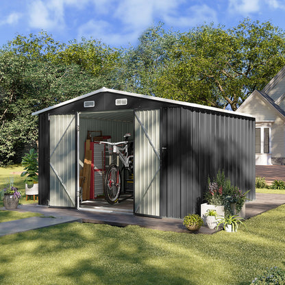 Metal Storage Shed House with Air Vent