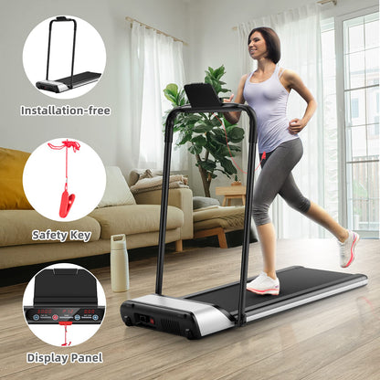 Ultra-Thin Electric Folding Treadmill, Installation-Free Design