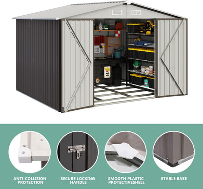Metal Storage Shed House with Air Vent