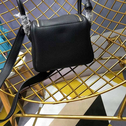 Hermes Goyard AAA-Lindy mini bag H079086CK37 BLACK/RED/GREY