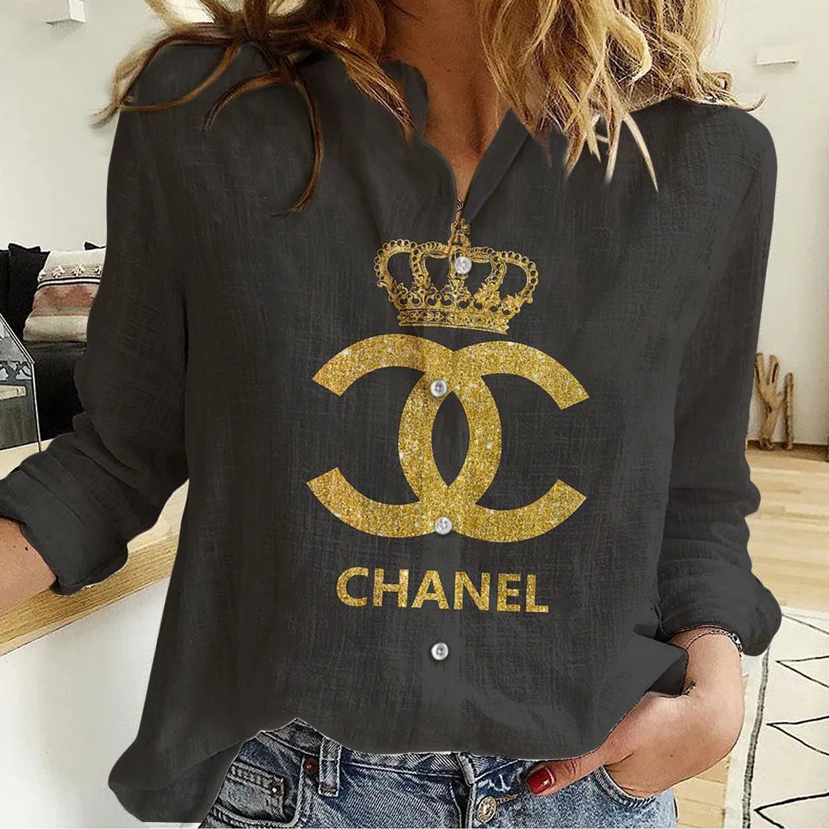 Premium CHANEL Monogram Limited Shirt MRS-NCY-CN2111035
