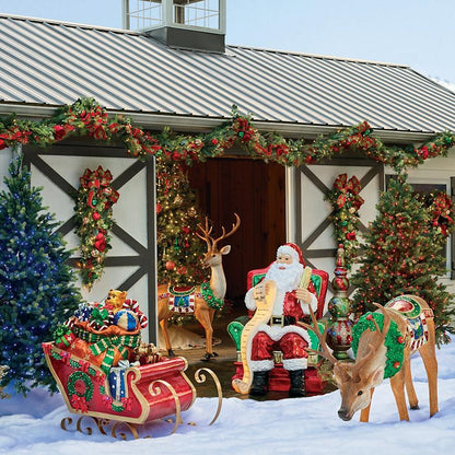 LED Sleigh with Toys