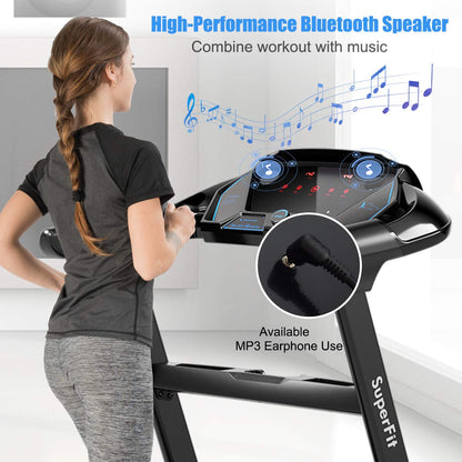 Folding Treadmill, Superfit Electric Portable Treadmill