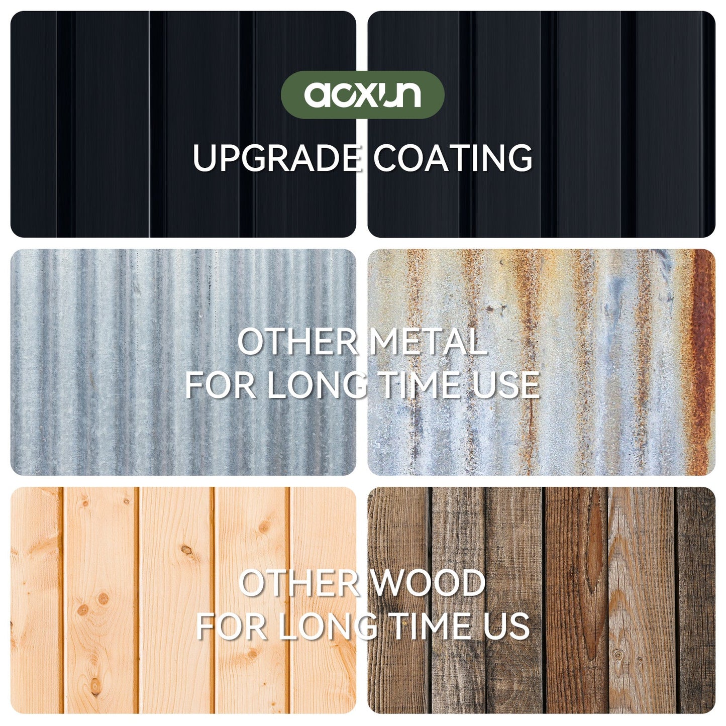 Metal Storage Shed House with Air Vent