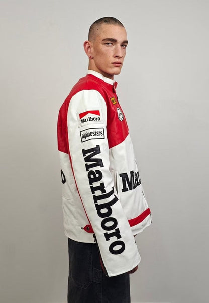 Marlboro Racing Leather Jacket - Classic Edition