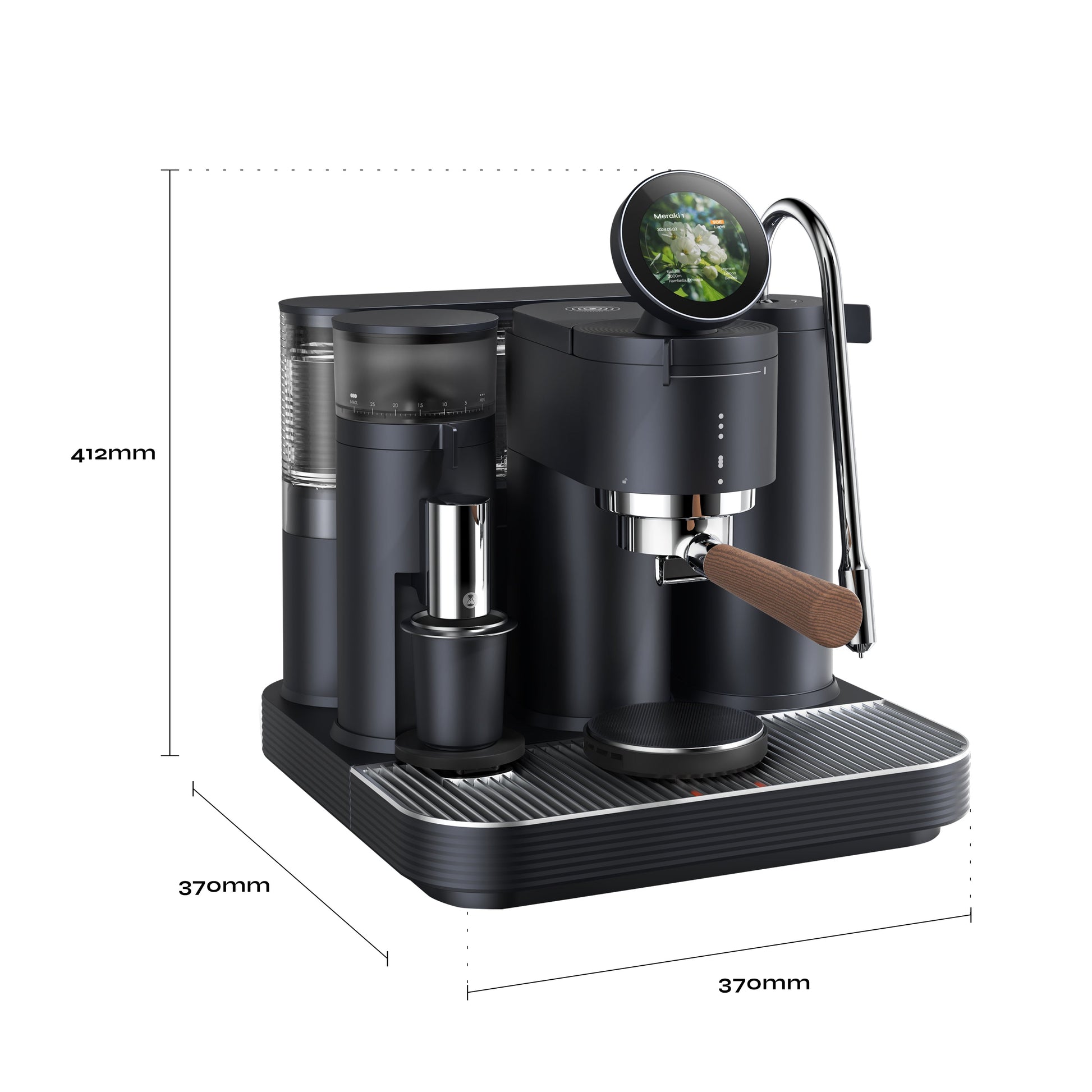 Meraki Espresso Machine - size