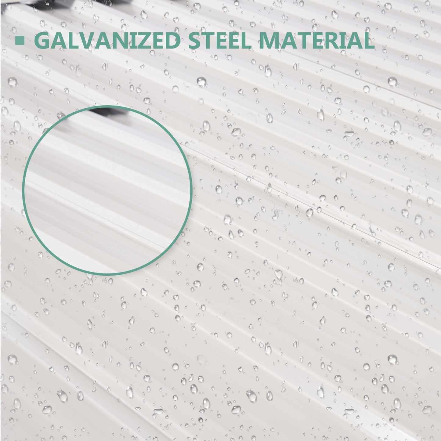 Metal Storage Shed House with Air Vent