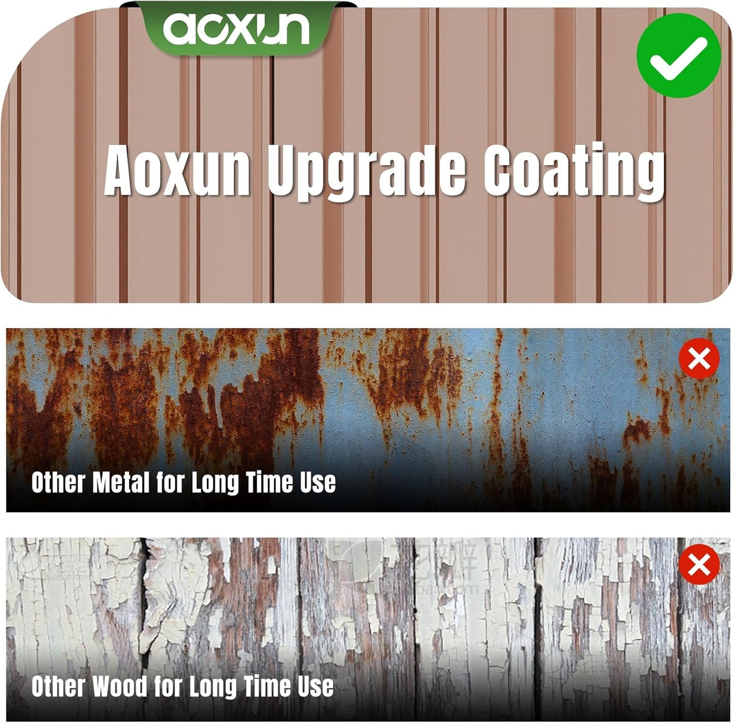 Metal Storage Shed House with Air Vent