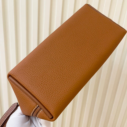 Hermes Goyard Kelly Togo Matte Alligator Swift Touch 24 brown