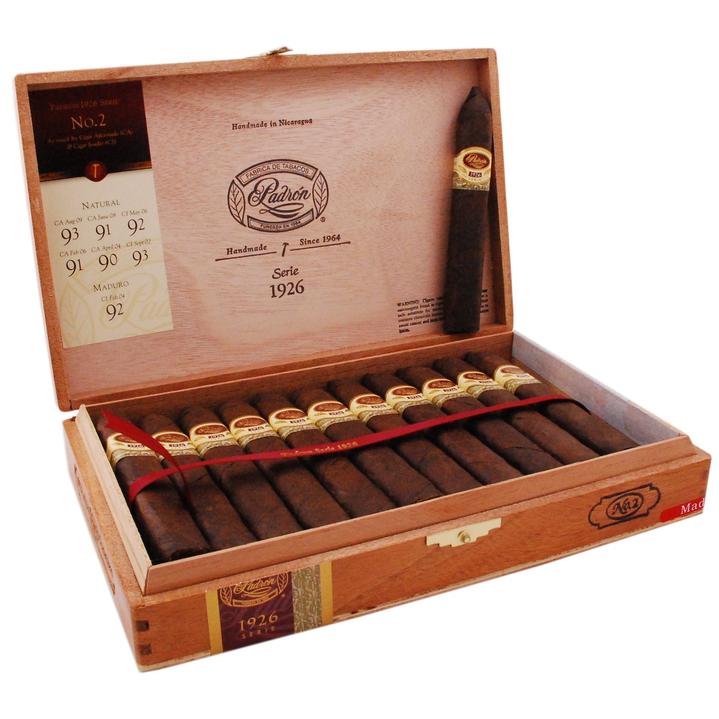Padron 1926 series Maduro No.2 Belicoso Box