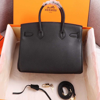 Hermes Goyard AAA-Birkin 25/30/35 Bag BLACK/WHITE/PINK
