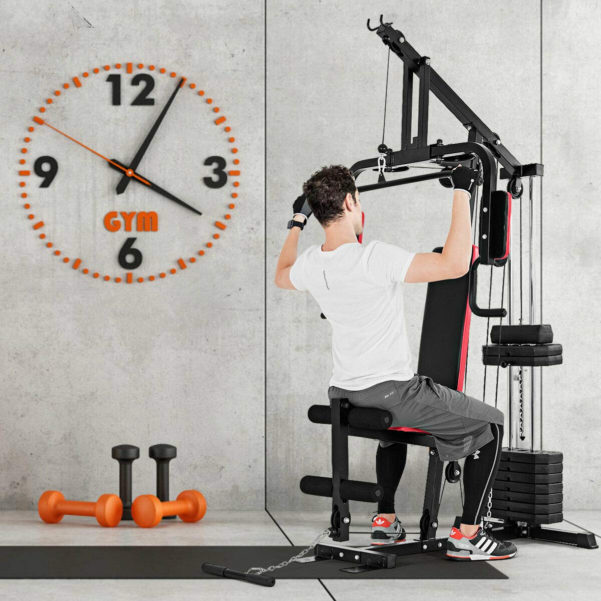 Multifunction Home Gym System Weight Training Exercise Workout Equipment Fitness Strength Machine