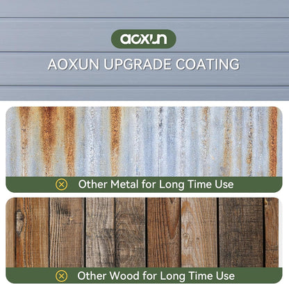 Resin Utility Storage Shed House