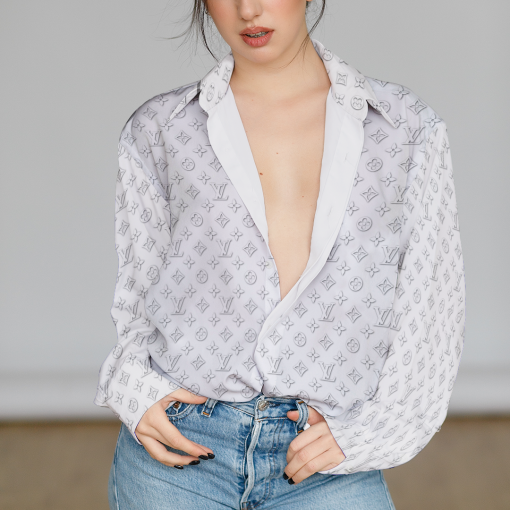 Limited Edition Louis Vuitton Premium Casual Shirt For WOMEN – MRS-CCY-324