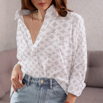 Limited Edition Louis Vuitton Premium Casual Shirt For WOMEN – MRS-CCY-324