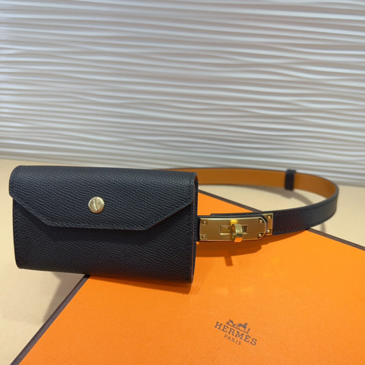 Hermes Goyard Kelly Pocket 18 Belt black