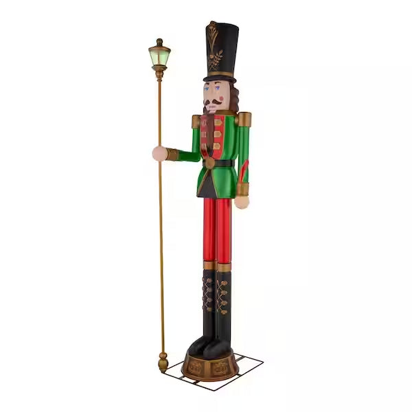 8 ft. Giant-Sized Lantern Nutcracker with LifeEyes LCD Eyes