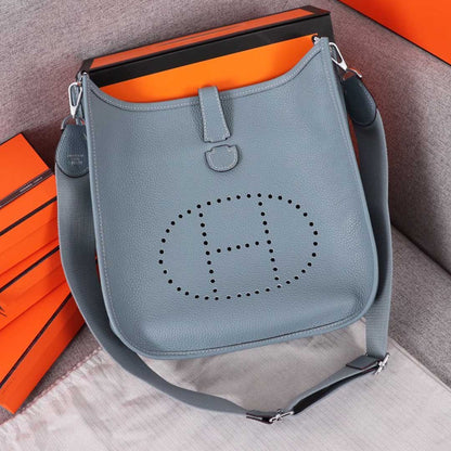 Hermes Goyard AAA-Evelyne III 29 bag ORANGE/BLACK/BLUE