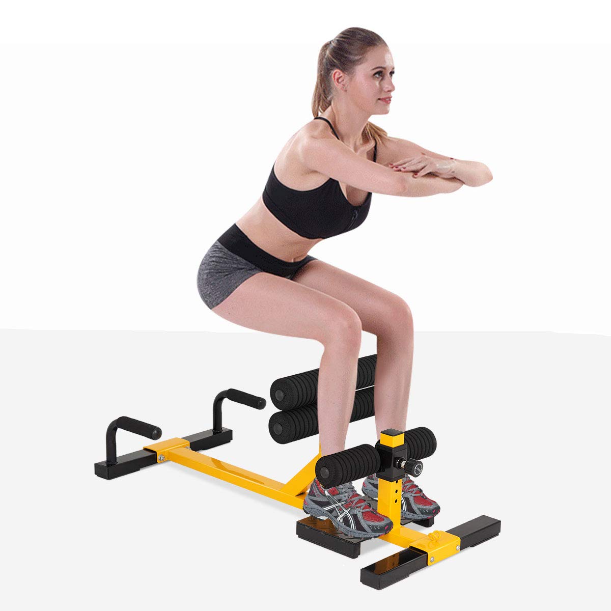 3-in-1 Multifunctional Squat Machine Deep Sissy Squat & Leg Exercise Squat