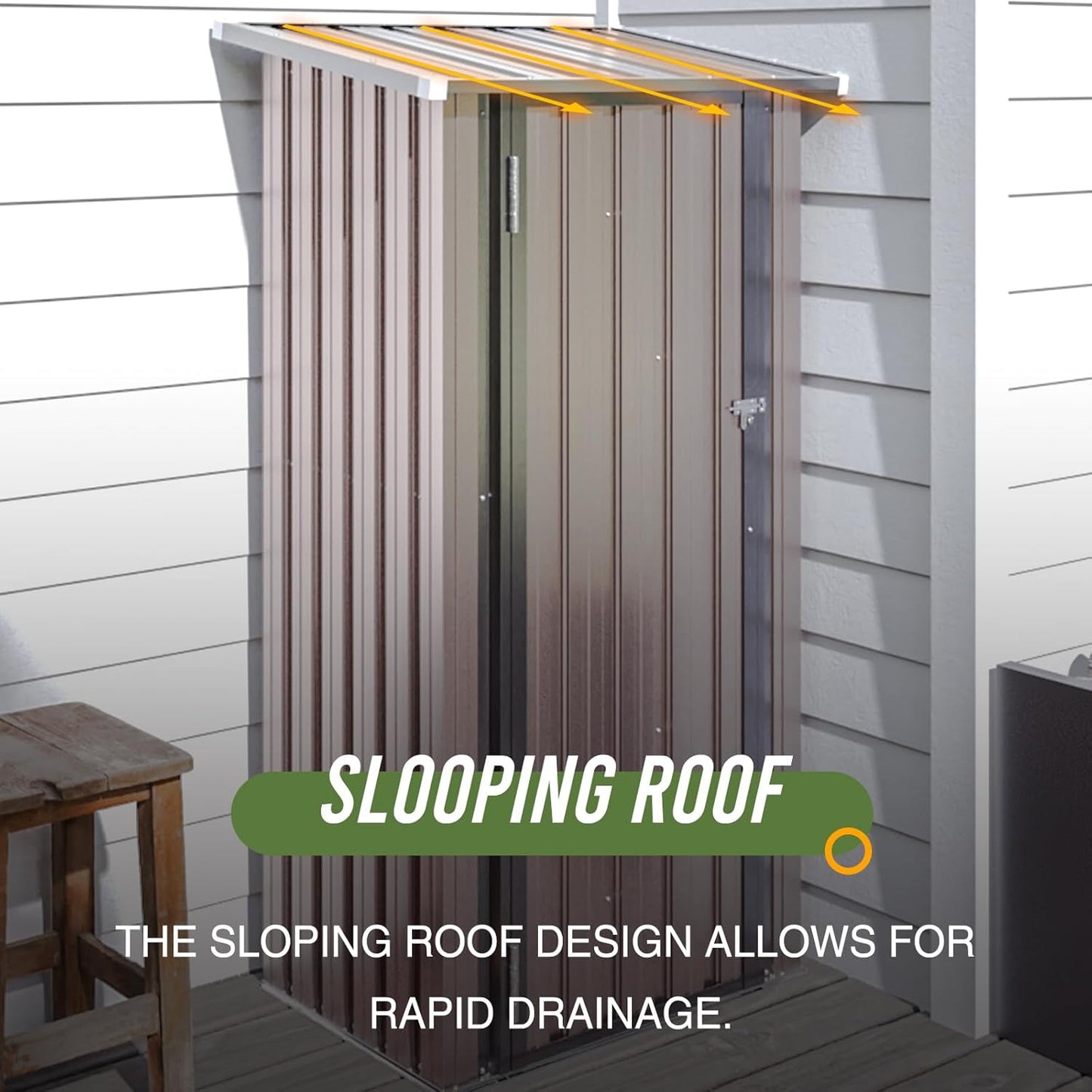 Metal Storage Shed House with Air Vent