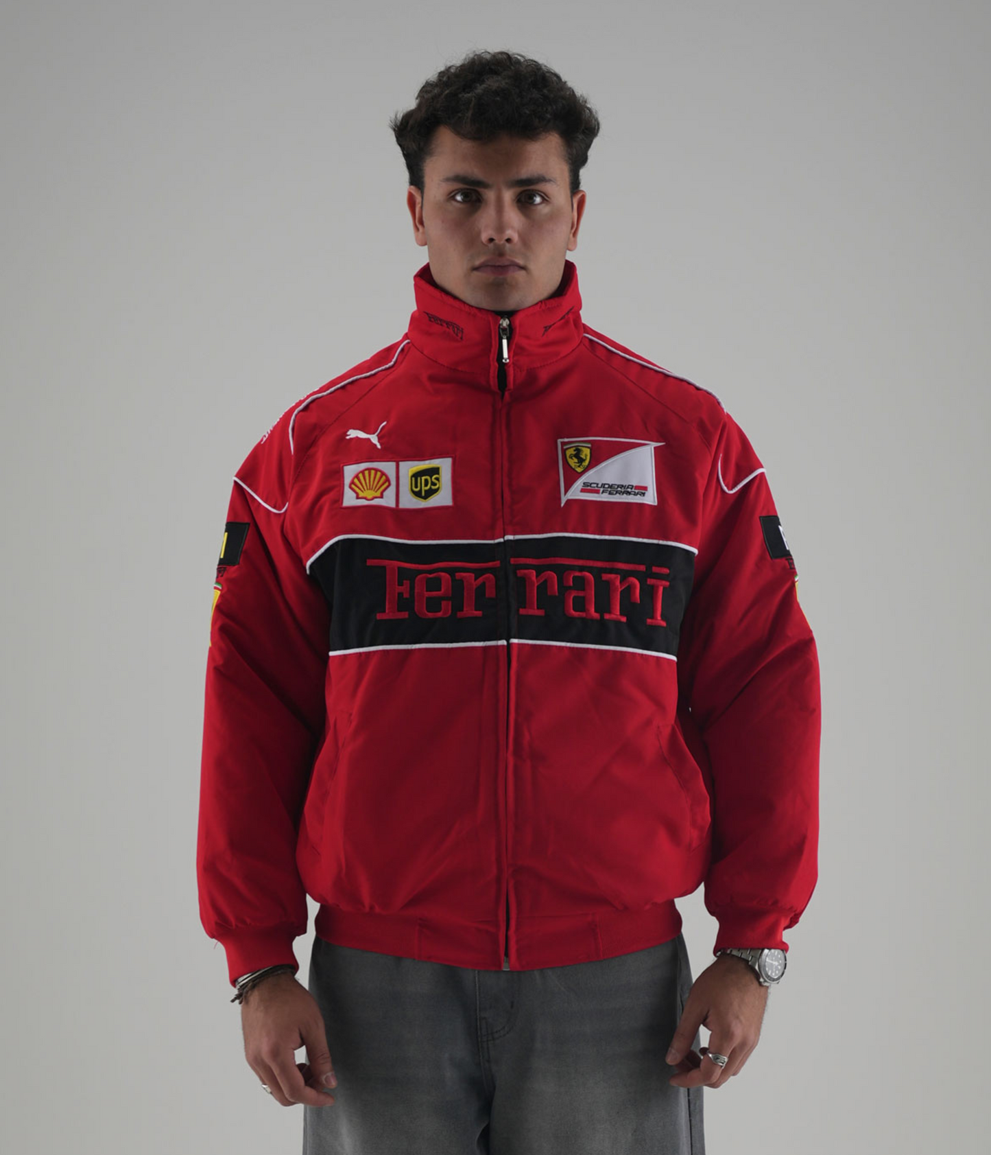 Ferrari F1 Vintage Racing Jacket - Red Edition